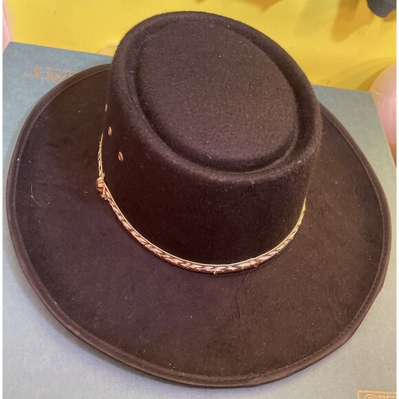 Summit Hats Cowboy Men’s Hat Black Medium - Picture 2 of 6